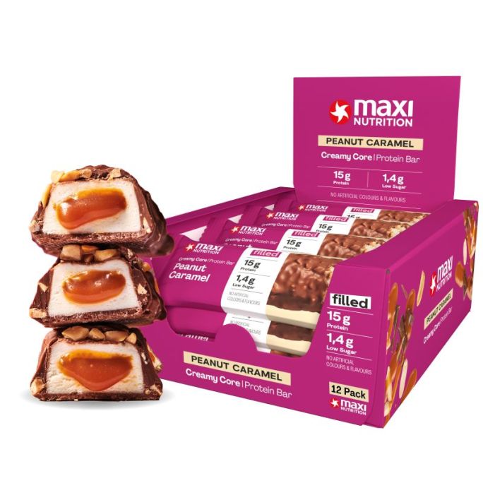 Barrita Proteica de Relleno Cremoso Maxi Nutrition (12 unidades)