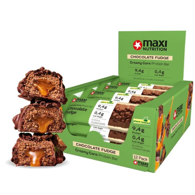 Barrita Proteica de Relleno Cremoso Vegana (12 unidades) Maxi Nutrition