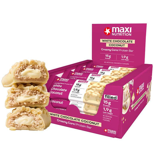 Barrita Proteica de Relleno Cremoso Maxi Nutrition (12 unidades)