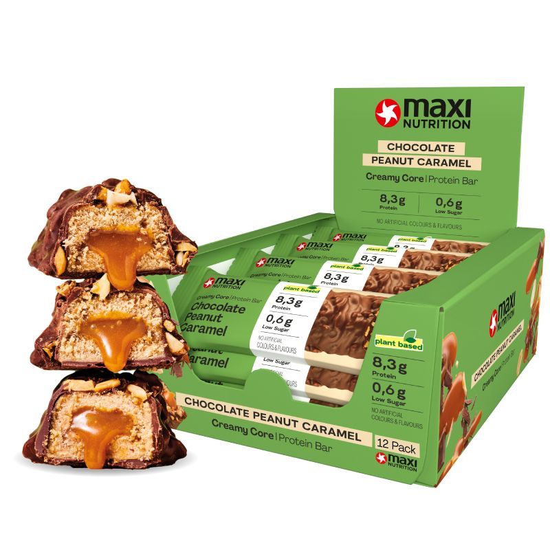 Barrita Proteica de Relleno Cremoso Vegana (12 unidades) Maxi Nutrition